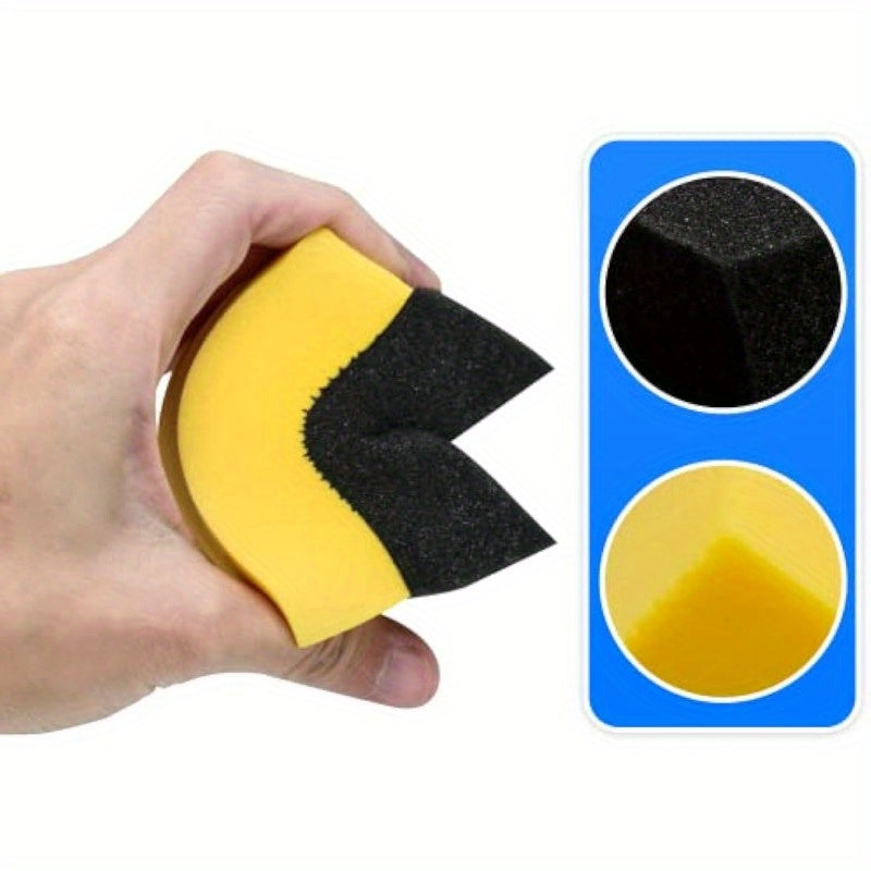 6pcs Tire Applicator Dressing Shine Sponge,