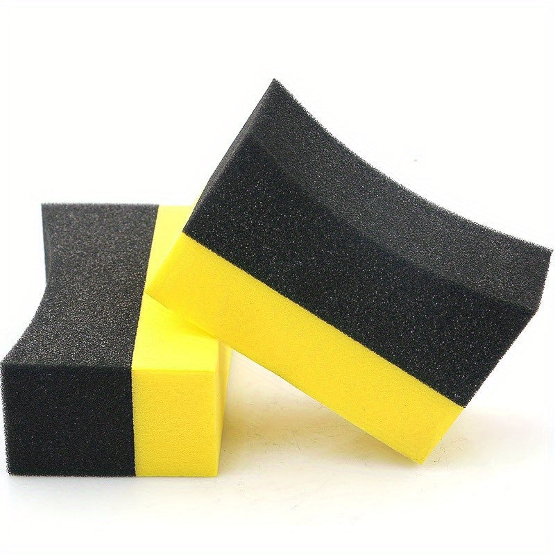 6pcs Tire Applicator Dressing Shine Sponge,