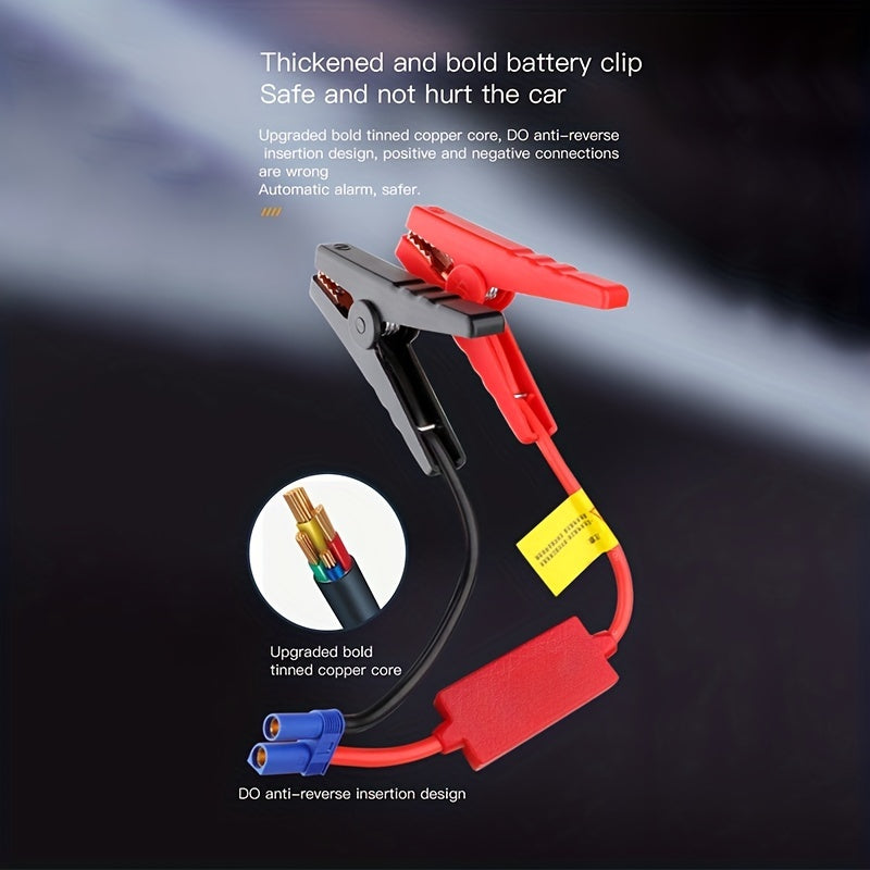 6000mAh Portable Emergency Car Jump Starter: Instant BOOST