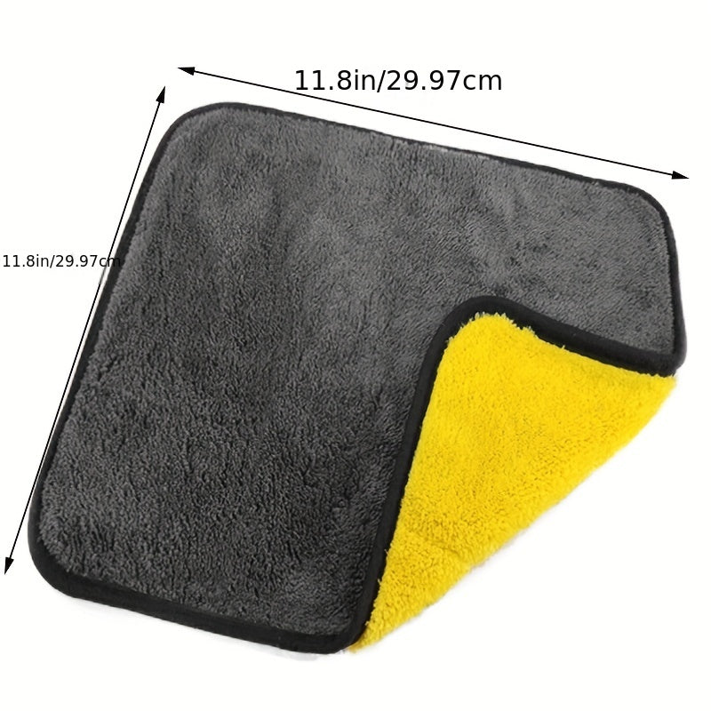 3pcs Car Detailing Microfiber Towel Car Wash Accessories Microfiber For The Car Interior Dry Cleaning Auto Detailing Towels Supplies