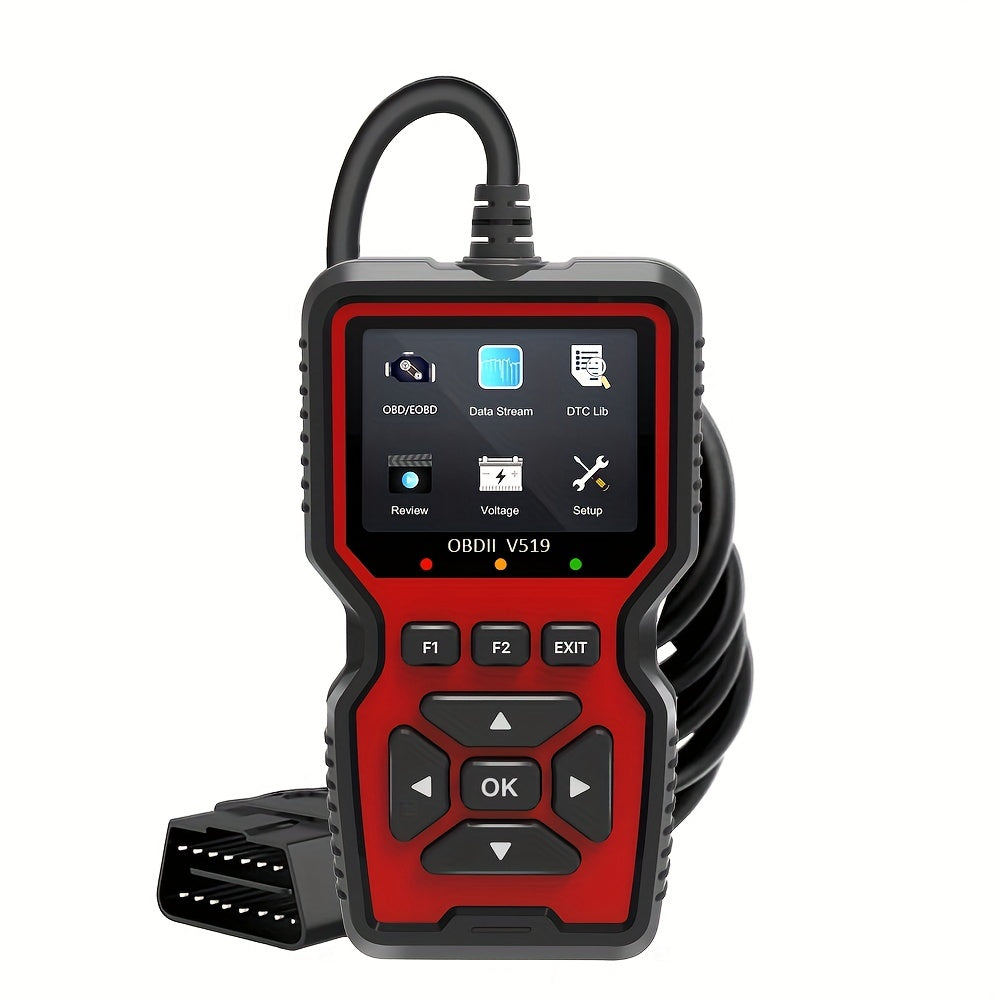 OBD2 Scanner Live Data Professional Mechanic OBDII Diagnostic Code Reader Tool For Check Engine Light