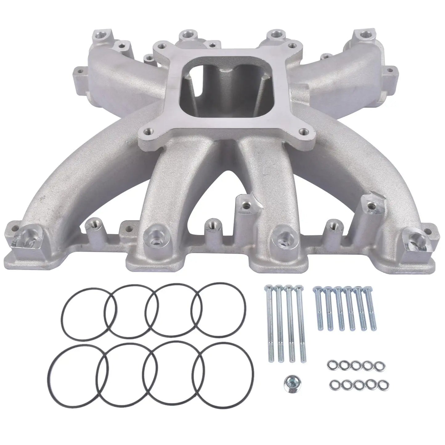 GM LS Swap Carb Rectangular Port Single Plane Intake Manifold