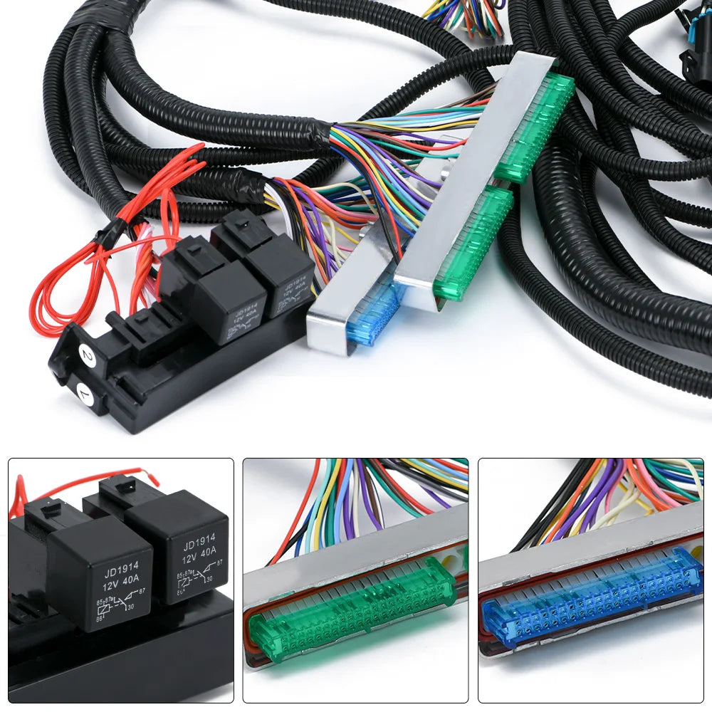 LS Swap Standalone Wiring Harness Stand Alone Harness For 97-04 LS1 DBW 4L60E Trans (Drive-By-Wire) LZ-FIC31