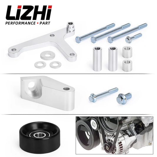 Aluminum Alloy LS/LS1 Alternator Bracket auto product Car accessories Fit for Camaro Durable Generator W/ Rear Brace LZ-ARB02